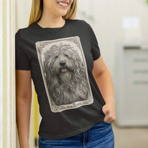 Camisa Bergamasco Perro Pastor, Camisa de Cartas del Tarot Bergamasco, Bergamasco Perro Mamá - Imagen 1 de 16
