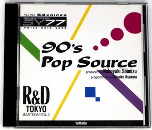 Yamaha SY77 90's Pop Source Voice Data Card & Floppy For Yamaha SY77 and TG77 - Picture 1 of 5