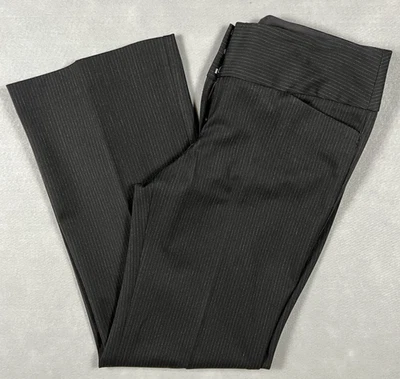 Pantalones de estudio Express Design pantalones pantalones editor negros a rayas para mujer 4S   Foto 1 de 4