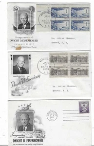 PRÄSIDENT EISENHOWER EINWEIHUNG COVER SAMMLUNG - Bild 1 von 1