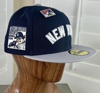 New Era 59Fifty MLB New York Yankees x Big League Chew Fitted Hat 7 1/4 - NWT - Image 1 of 4