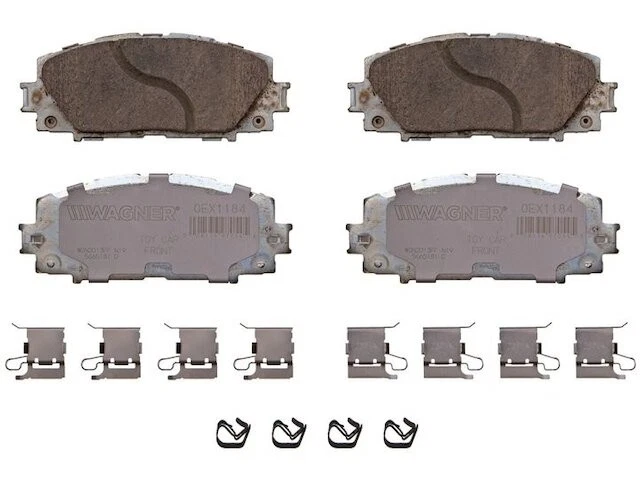 Front Brake Pad Set For 2012-2019 Toyota Prius C 2013 2014 2015 2016 WY756GG - Image 1 of 1