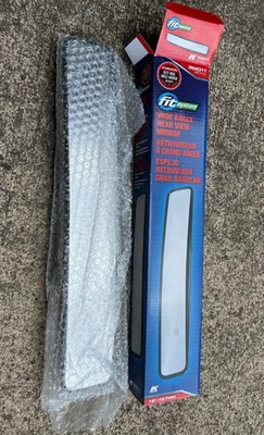 K-Source Wide Angle Clip-On Car Rear View Mirror RM011 18" New Driver NEW IN BOX - Image 1 of 3