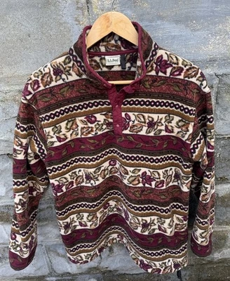 Chaqueta de Colección L.L.Bean Exterior M Hoja Vellón Mujer Gorpcore Senderismo Escalada Foto 1 de 4