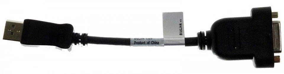 HP DisplayPort to DVI-D Video Part#: 481409-002 BizLink 1327 Rev.:F - Image 1 of 4