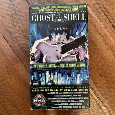 Ghost In The Shell (1996) VHS [English Dubbed] Not Rated Manga Video 0501 - Image 1 of 4