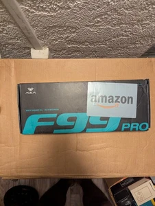 Aula F99Pro Black + Gradient Grey Mechanical Keyboard Wireless - Picture 1 of 3