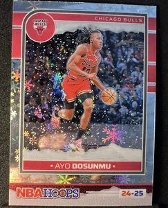 2024-25 Panini NBA Hoops #15 Winter Chrome Parallel Ayo Dosunmu - Picture 1 of 4