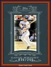 DAVID WRIGHT 2007 Topps Sterling #65 David Wright #118/250 - NEW YORK METS