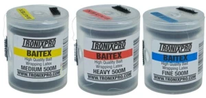 Tronixpro Baitex High Quality Bait Wrapping Latex / Elastic 500m Spools