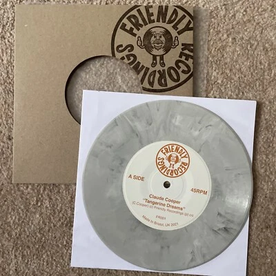 Claude Cooper - Tangerine Dreams / Two Mile Hill -Silver Marble Coloured 7”Vinyl Foto 1 de 4