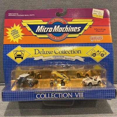 Micro Machines 1988 Deluxe Collection VIII T-Pickup, Funny Car, & Cobra - Image 1 of 4