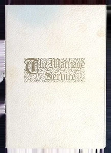 Vintage 1928 Wedding Service Booklet - C.R. Gibson Handwritten Marriage Details - Picture 1 of 9
