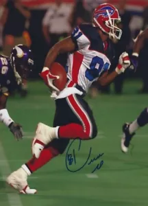 Signiertes 8x10 PEERLESS PRICE Buffalo Bills handsigniertes Foto mit COA - Bild 1 von 1