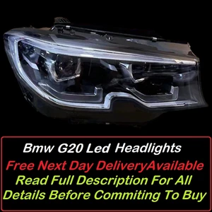 BMW 3 SERIES G20 G21 G80 G81 2023 LED COMPLETE HEADLIGHT RIGHT SIDE GENUINE OEM - Picture 1 of 9