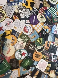 More details for pack of 40 brand new unused assorted beer mats / coasters