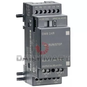 NEW Siemens 6ED1 055-1HB00-0BA0 LOGO! Extension Module DM8 24R 24V 4 I/O - Picture 1 of 3