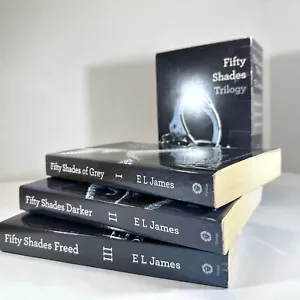 Fifty 50 Shades of Grey Trilogy Book Set Series By E L James, Paperback - Picture 1 of 12