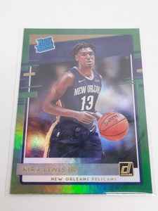 Kira Lewis Jr Rated Rookie Green Flood 2020-21 Donruss Basketball #207 Pelicans