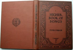 Robert Foresman 1928 hc HÖHERES BUCH DER LIEDER runde Note Gesangbuch - Bild 1 von 6