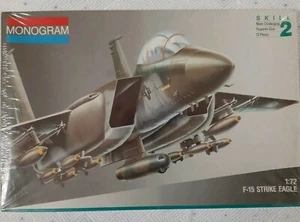 1/72 MONOGRAM F-15 TRIKE AEGLE MAI APERTO CELOPHAN RARO NO ITALERI NO FUJIMI - Foto 1 di 1