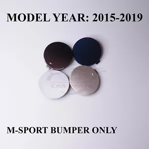 Cubierta de gancho de remolque delantero para BMW X6 F16 M Sport 2015-2019 elige el color - Imagen 1 de 56