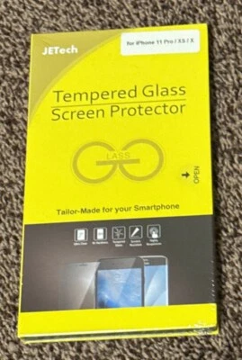 JETech Tempered Glass Screen Protector for iPhone 11 Pro / XS / X -  2-Pack GIFT - Image 1 of 3