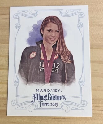 Tarjeta Allen & Ginter #62 McKayla Maroney Topps 2013 gimnasta olímpica de Estados Unidos Foto 1 de 2