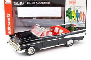 1:18 Auto World 1957 Chevrolet Bel Air Convertible black James Bond 007 DR. NO - Bild 1 von 5