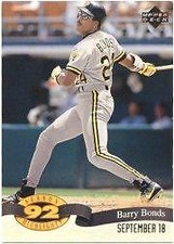 1993 Upper Deck Season Highlights #HI5 Barry Bonds - NM-MT
