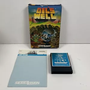 🔥OIL'S WELL (ColecoVision 1983) Complete In Box W/ Manual CIB SIERRA RARE🔥 - Picture 1 of 12