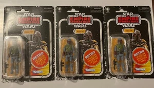 Star Wars Retro Sammlung Empire Strikes Back Boba Fett 3 Stück. Neuer Mokassin - Bild 1 von 4