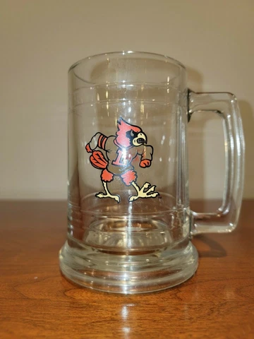 University of Louisville Cardinals Basketball Glass Beer Coffee Mug souvenir Cover