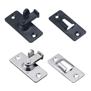 90 Degree Stainless Door Latch Sliding Screen Door Latch Barn Door Lock - Picture 1 of 13