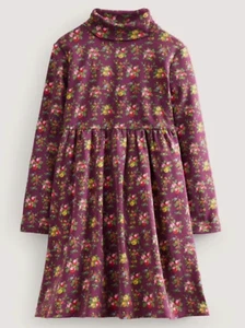 Neu mit Etikett $ 44 Mini Boden Rollkragen Jerseykleid Rollkragen beere Obstgarten 7-8 Jahre - Bild 1 von 10
