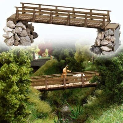 Busch 1497 HO/OO Gauge Wooden Bridge Kit - Image 1 of 2