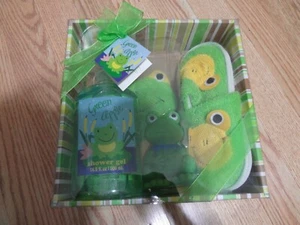 Children's Green Apple Bath Set - Picture 1 of 2
