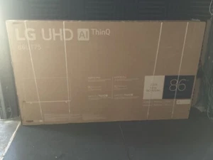 LG UT75 86" 4K UHD LCD Smart TV - HDR10, WiFi 5, webOS (86UT7590PUA) - Picture 1 of 2
