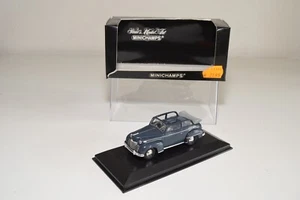 A37 1:43 MINICHAMPS OPEL OLYMPIA CABRIOLET 1952 AZUL GRIS GRIS SIN USAR, EN CAJA - Imagen 1 de 9