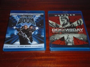 DOOM AND DOOMSDAY BLUE RAYS (LIKE NEW) NO CODES - Picture 1 of 7