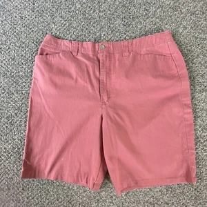 Gloria Vanderbilt Shorts Womens 18 Orange Peach Front Pockets Cotton Blend - Picture 1 of 16