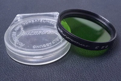 ✅ PANCHROMAR GREEN 52MM FILTER GENUINE LENS OR CAMERA SCREW W/ KEEPER 111-3 - Image 1 of 2