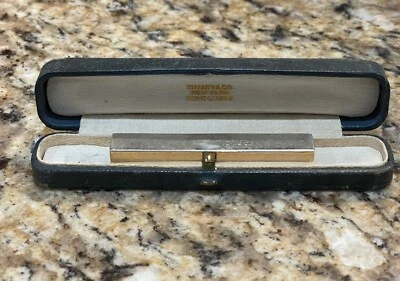 Tiffany & Co. Antica custodia pennino Sterling Dip Pen originale Tiffany similpelle scatola - Immagine 1 di 4