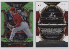 2023 Panini Select Concourse Neon Green Prizm /75 Ben Joyce #77 Rookie RC
