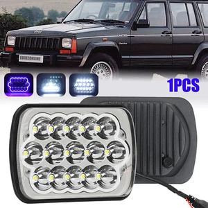 For Chevy S10 Pickup 1982-1997 5x7'' 7x6'' LED Headlights Hi/Lo Blue DRL 1PCS - Foto 1 di 12