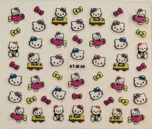 NAIL ART 3-teilig NAGELAUFKLEBER HELLO KITTY - US-VERKÄUFER KOSTENLOSER VERSAND - Bild 1 von 42