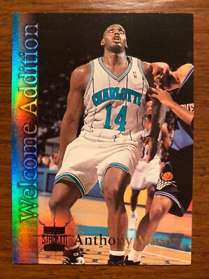 1996-97 Topps Stadium Club Basketball Welcome Addition Anthony Mason Card #WA14 - Image 1 of 2