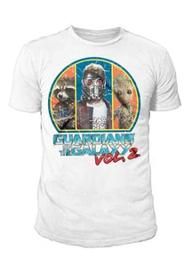 Guardianes de la Galaxia Vol.2 - Póster Camiseta Hombre Blanco (S-XL) - Imagen 1 de 1