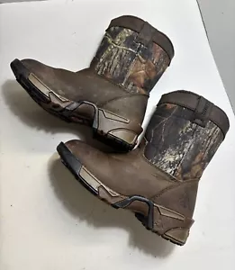 Rocky Little Kids Youth Size 11 M Brown Camo Roper Cowboy Western Boots - Picture 1 of 9