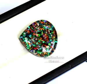 21 CT Fancy Shape  CERTIFIED LOOSE GEMSTONE NATURAL MULTI-COLOR Opal Gemstone - Picture 1 of 9